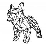 Pug geométrico - Vector descarganle para corte CNC y grabado laser gratis | Stanser