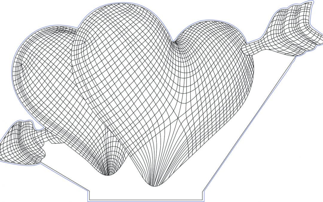 Lámpara «2 Corazones»