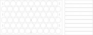 Estante para esmaltes de uña