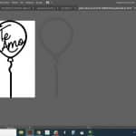 Globo "Amor" - Vector SVG DXF para CNC Router y Laser CO2 - Descargable gratis | Stanser