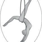Gimnasta en aro - Vector SVG DXF para CNC Router y Laser CO2 - Descargable gratis | Stanser