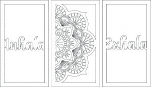 Set de cuadros «Mandala»
