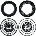 Dos mandalas en planos - Vector descarganle para corte CNC y grabado laser gratis | Stanser