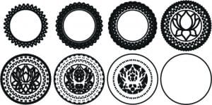 Dos mandalas en planos