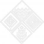 Rombo decorativo - Vector SVG DXF para CNC Router y Laser CO2 - Descargable gratis | Stanser