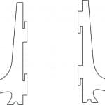 Soporte - Vector SVG DXF para CNC Router y Laser CO2 - Descargable gratis | Stanser
