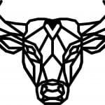 Cara de toro - Vector descarganle para corte CNC y grabado laser gratis | Stanser