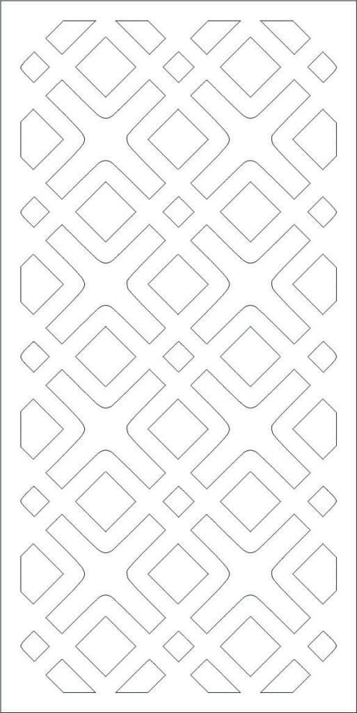 Trama de cuadrados — vector para corte CNC