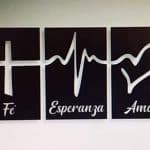 Cuadros "Fe, Esperanza y Amor" - Vector SVG DXF para CNC Router y Laser CO2 - Descargable gratis | Stanser