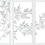 Set de cuadros "Árbol" - Vector descarganle para corte CNC y grabado laser gratis | Stanser