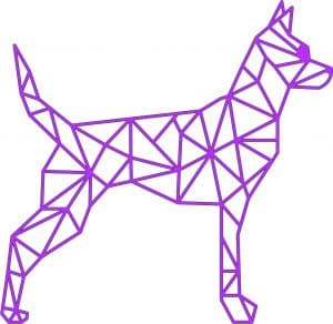 Perro de perfil