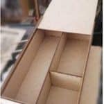 Caja rectangular de 3 divisiones - Vector SVG DXF para CNC Router y Laser CO2 - Descargable gratis | Stanser