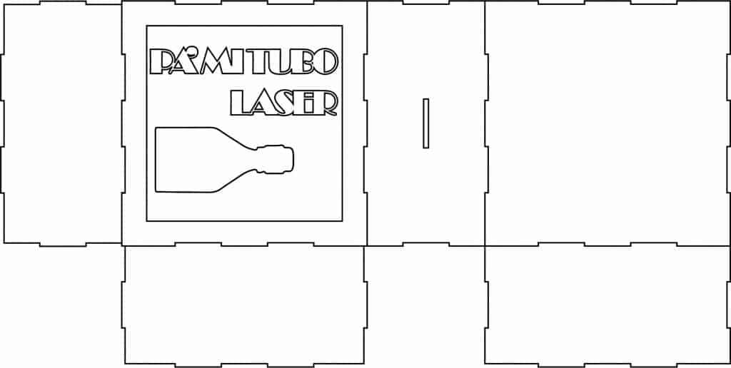 Alcancía con motivo — vector para corte CNC