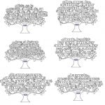 Árboles con oraciones - Vector SVG DXF para CNC Router y Laser CO2 - Descargable gratis | Stanser