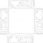 Bandeja "I love you" - Vector descarganle para corte CNC y grabado laser gratis | Stanser