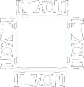 Bandeja «I love you»