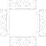 Bandeja "Pájaros enamorados" - Vector descarganle para corte CNC y grabado laser gratis | Stanser