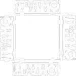 Bandeja "Te Amo" - Vector SVG DXF para CNC Router y Laser CO2 - Descargable gratis | Stanser
