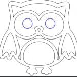 Búho decorativo - Vector descarganle para corte CNC y grabado laser gratis | Stanser