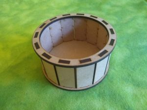 Caja circular sencilla