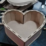 Caja de corazón 30cm - Vector SVG DXF para CNC Router y Laser CO2 - Descargable gratis | Stanser