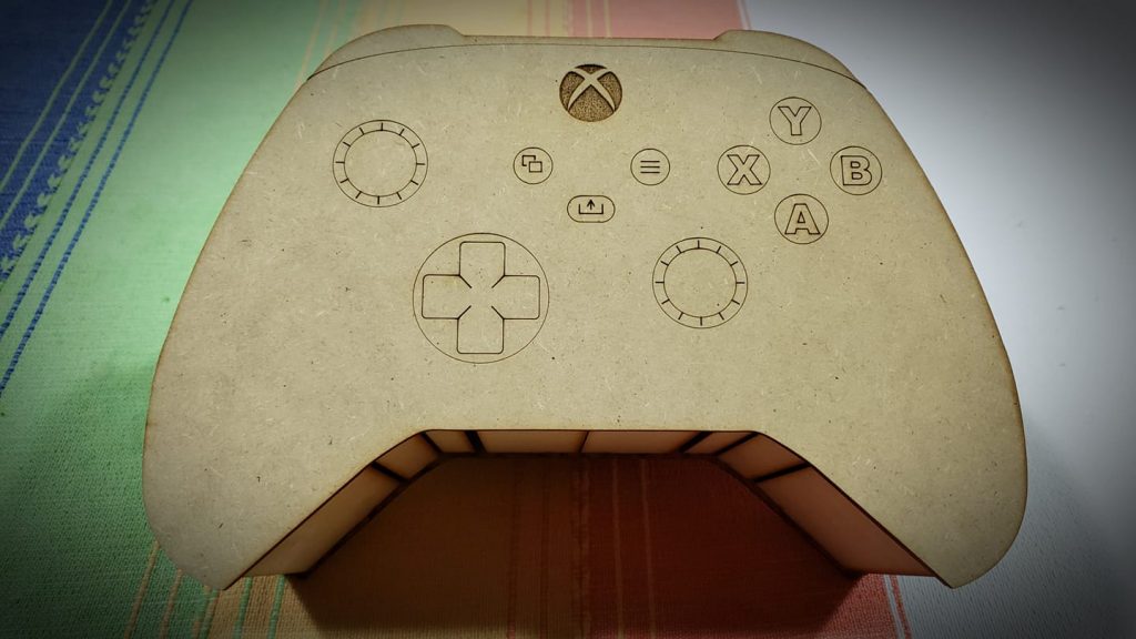 Caja «Control de videojuego» — vector para corte CNC