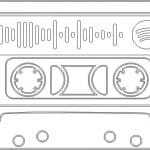 Cassette - Vector SVG DXF para CNC Router y Laser CO2 - Descargable gratis | Stanser