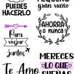 Frases para grabado 2 - Vector descarganle para corte CNC y grabado laser gratis | Stanser