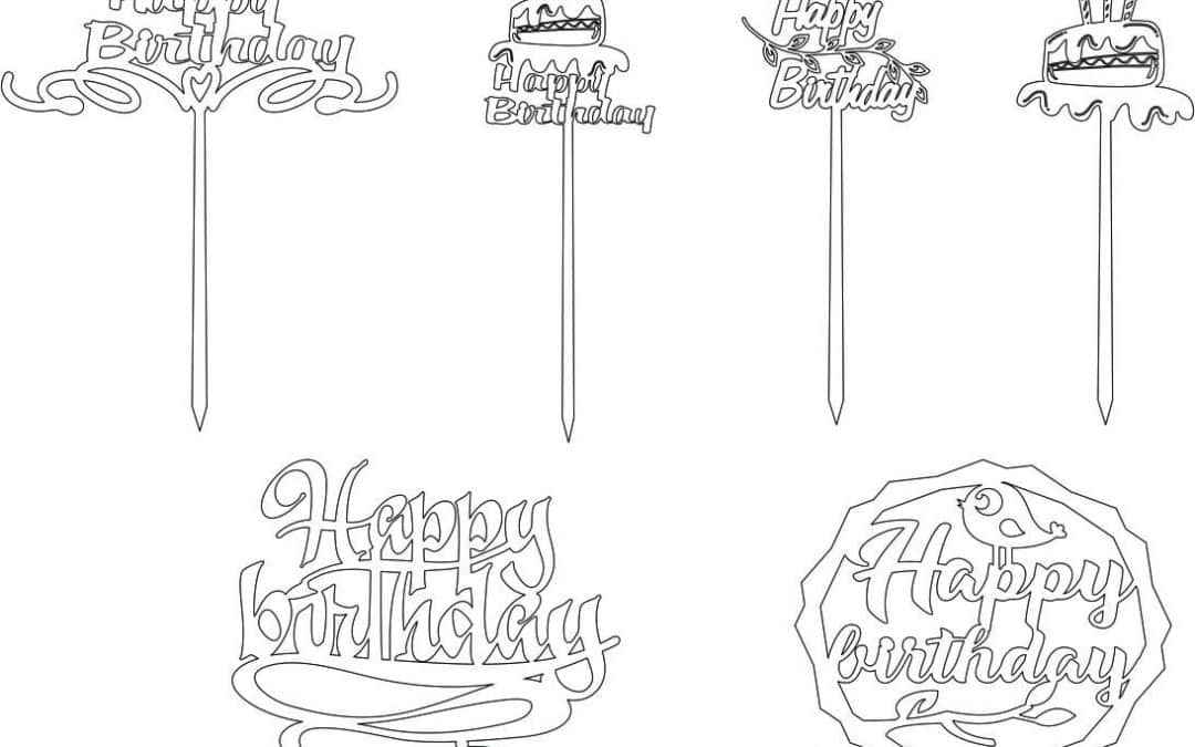 Cake toppers de cumpleaños