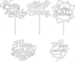 Cake toppers de cumpleaños 4