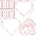 Caja "Corazón de encaje" - Vector SVG DXF para CNC Router y Laser CO2 - Descargable gratis | Stanser