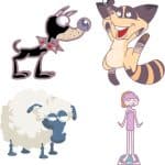Animales animados 6 - Vector descarganle para corte CNC y grabado laser gratis | Stanser