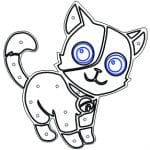 Gatito - Vector descarganle para corte CNC y grabado laser gratis | Stanser