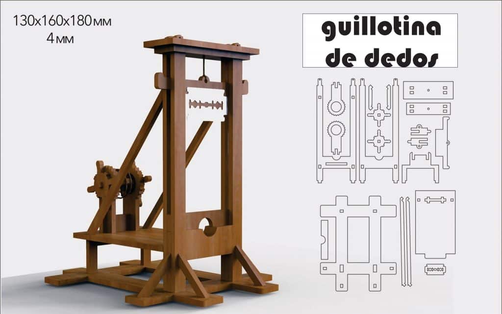 Guillotina — vector para corte CNC