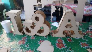 Letras «I & A»