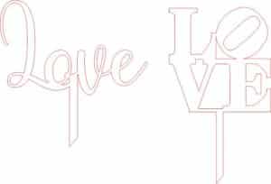 Decoraciones «Love»