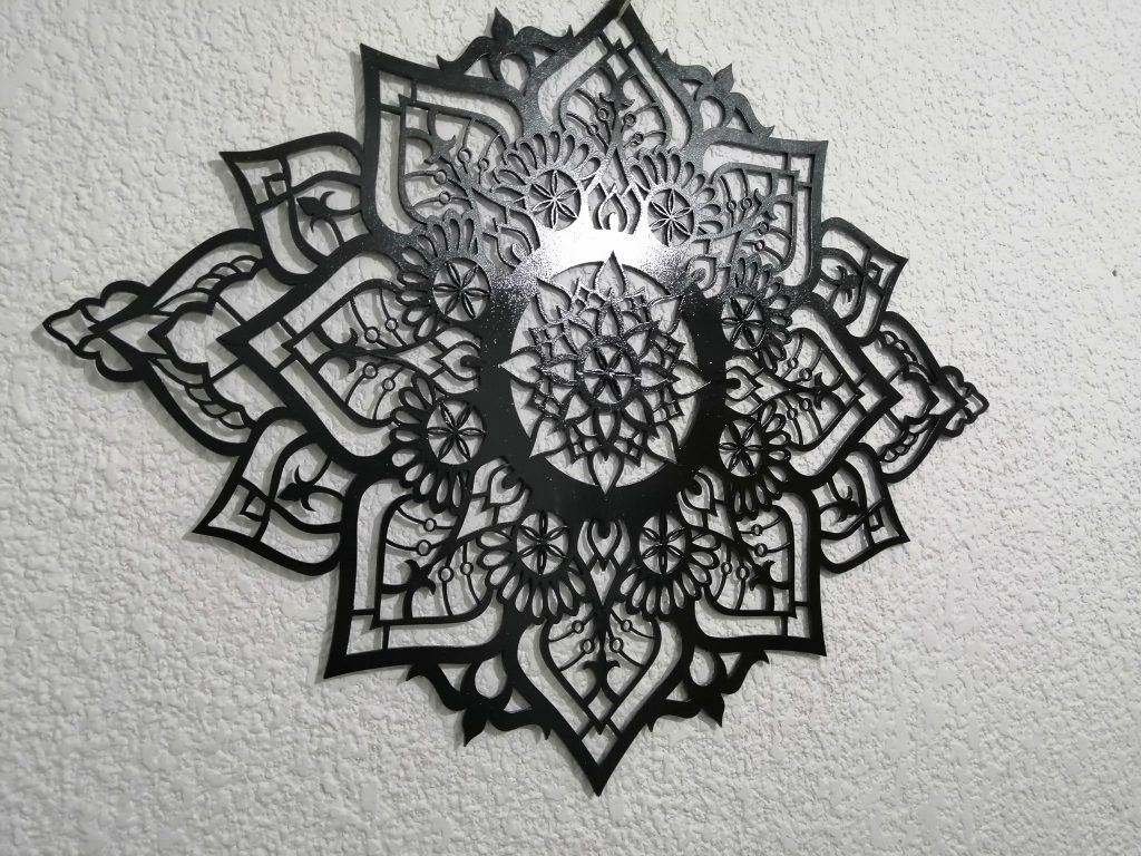 Mandala para pared — vector para corte CNC