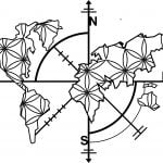 Mapa mundi "Flores" - Vector SVG DXF para CNC Router y Laser CO2 - Descargable gratis | Stanser