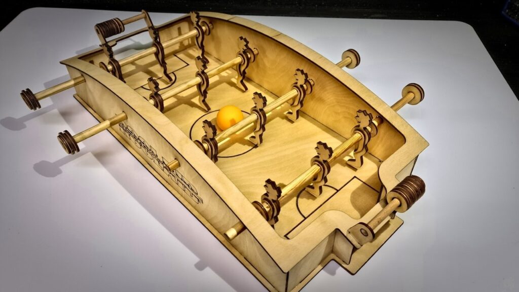 Juego de Futbolito — vector para corte CNC