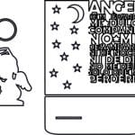 Cuadro "Ángel de la guarda" - Vector SVG DXF para CNC Router y Laser CO2 - Descargable gratis | Stanser