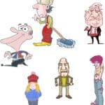 Dibujos de personas 3 - Vector SVG DXF para CNC Router y Laser CO2 - Descargable gratis | Stanser