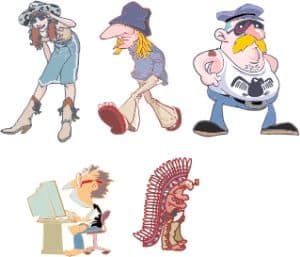 Dibujos de personas 4