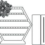 Porta Aretes "Flores" - Vector SVG DXF para Laser CO2 - Descargable gratis | Stanser