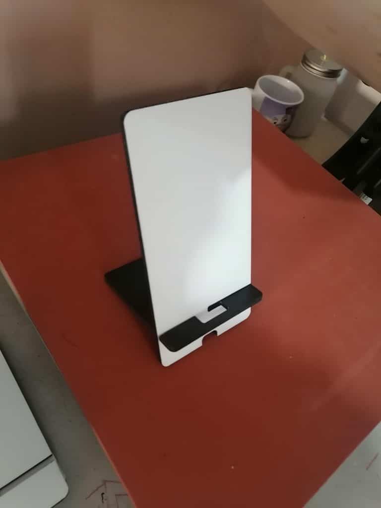 Porta celular liso — vector para corte CNC