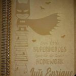 Portada de libreta "Superhéroe" - Vector descarganle para corte CNC y grabado laser gratis | Stanser