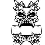 Imágenes con cráneos 1 - Vector descarganle para corte CNC y grabado laser gratis | Stanser