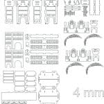 Torre tridimensional - Vector SVG DXF para CNC Router y Laser CO2 - Descargable gratis | Stanser