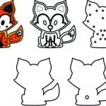 Decoración "Zorro" - Vector descarganle para corte CNC y grabado laser gratis | Stanser