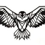 Águila al vuelo - Vector descarganle para corte CNC y grabado laser gratis | Stanser