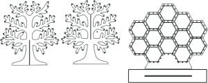 Árbol con base